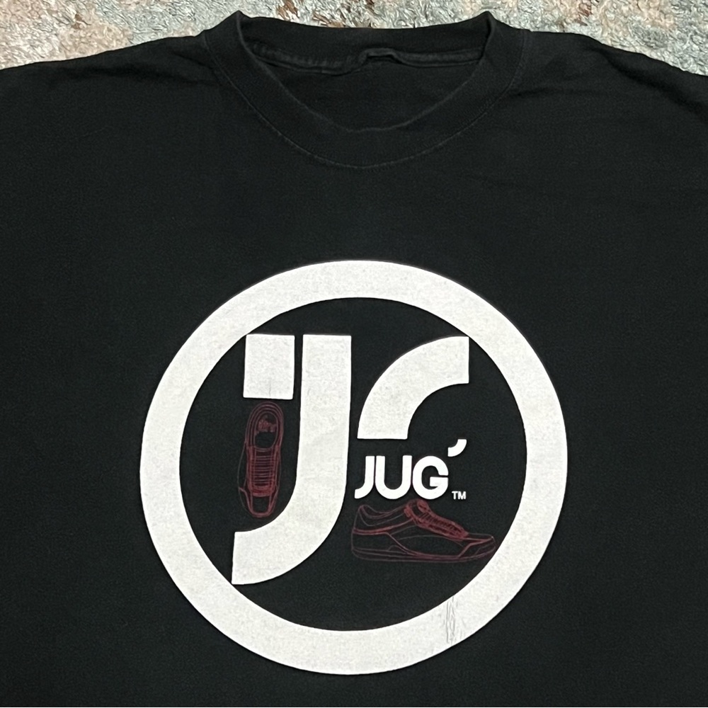 Vintage Jug Footwear Shirt Size Large Skater Skateboarding Y2K Distressed